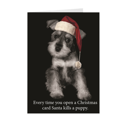 Cute Puppy Tragedy - Christmas