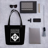 OBX Route 12 South Tote bag - Black